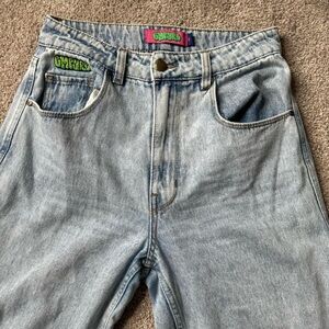 Empyre Tori Billie light acid wash carpenter jeans